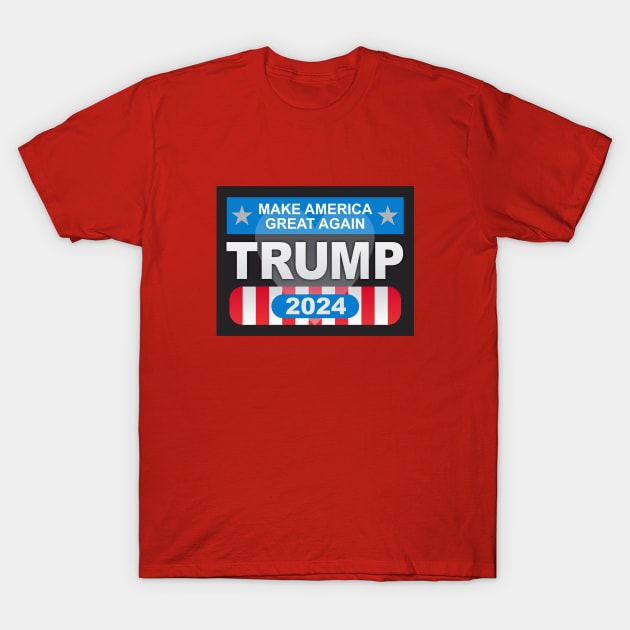 Trump Make America Great Again T-Shirt by Dale Preston Design